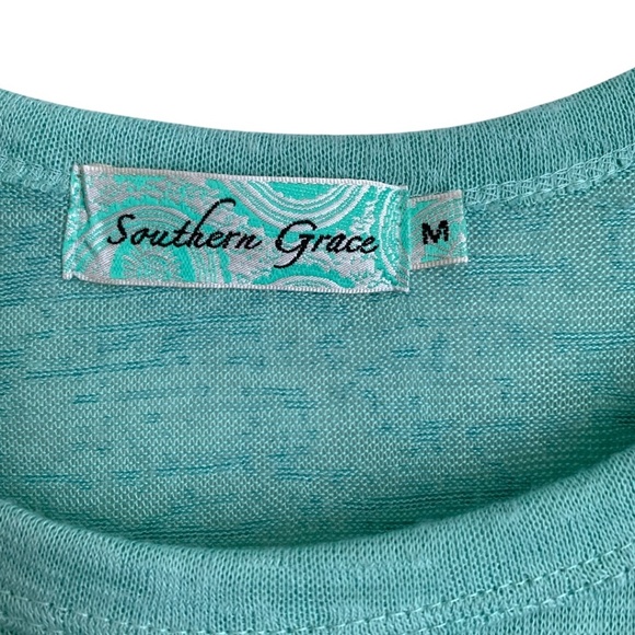 Southern Grace Womens Shirt Size Large Head Over Boots For You Boutique Top - Picture 3 of 7